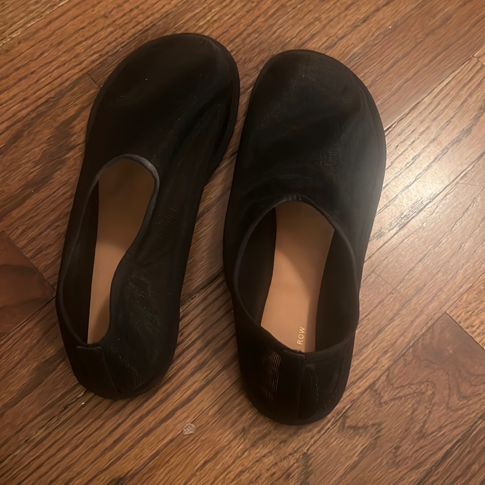 The Row Black Sock flats 37